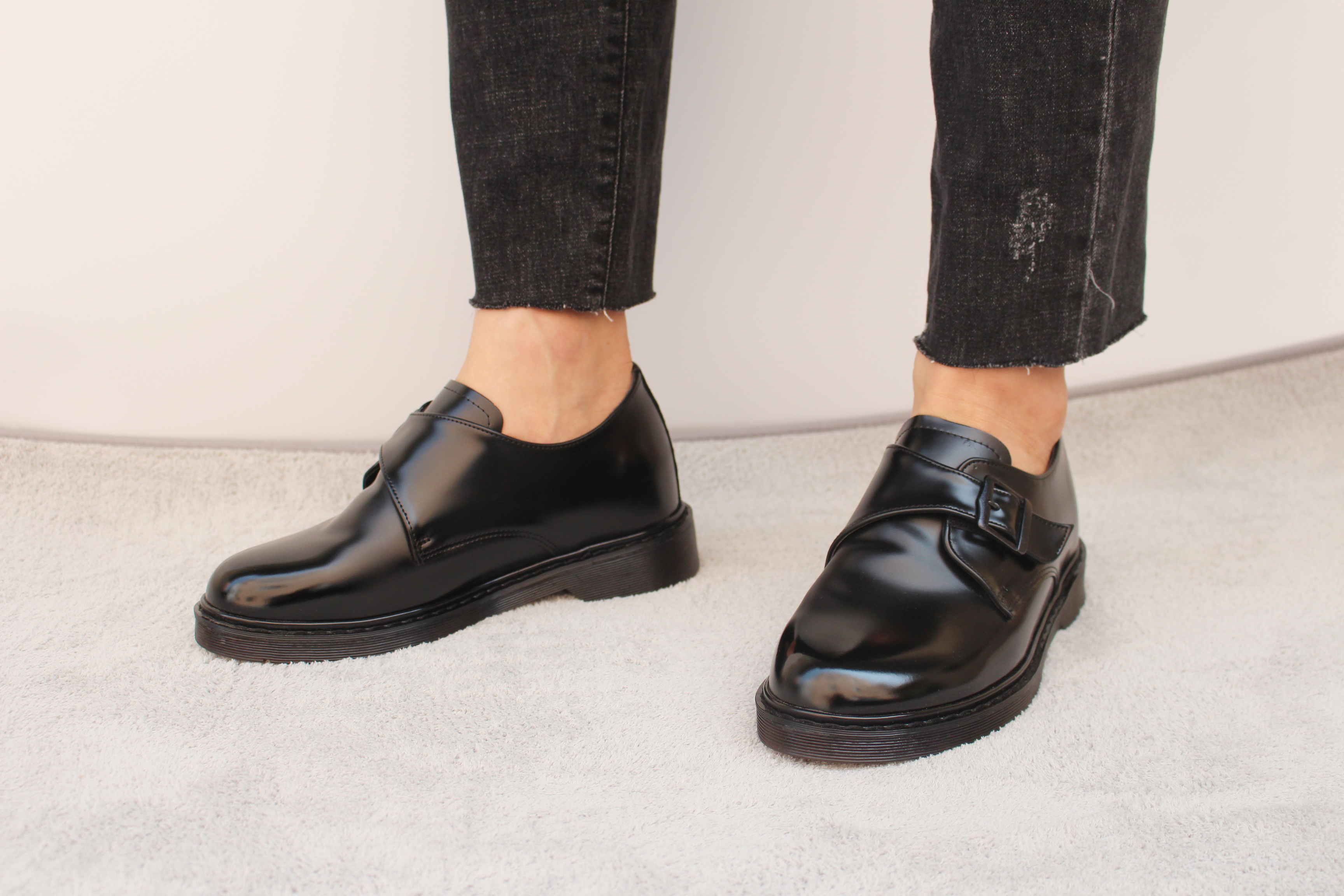 New Men's Dress Shoes Daily Monk Strap Key 7CM