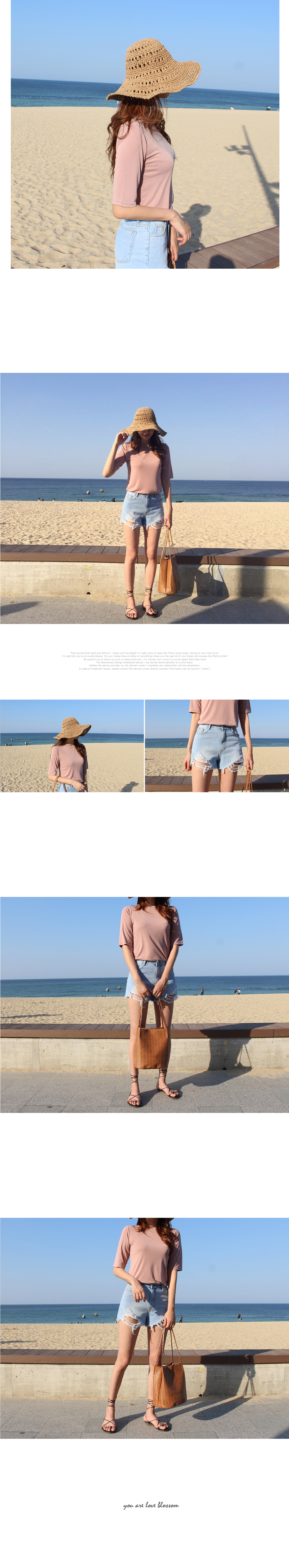 New Hat Summer Visor Hat Vacation Beach Wire Raffi