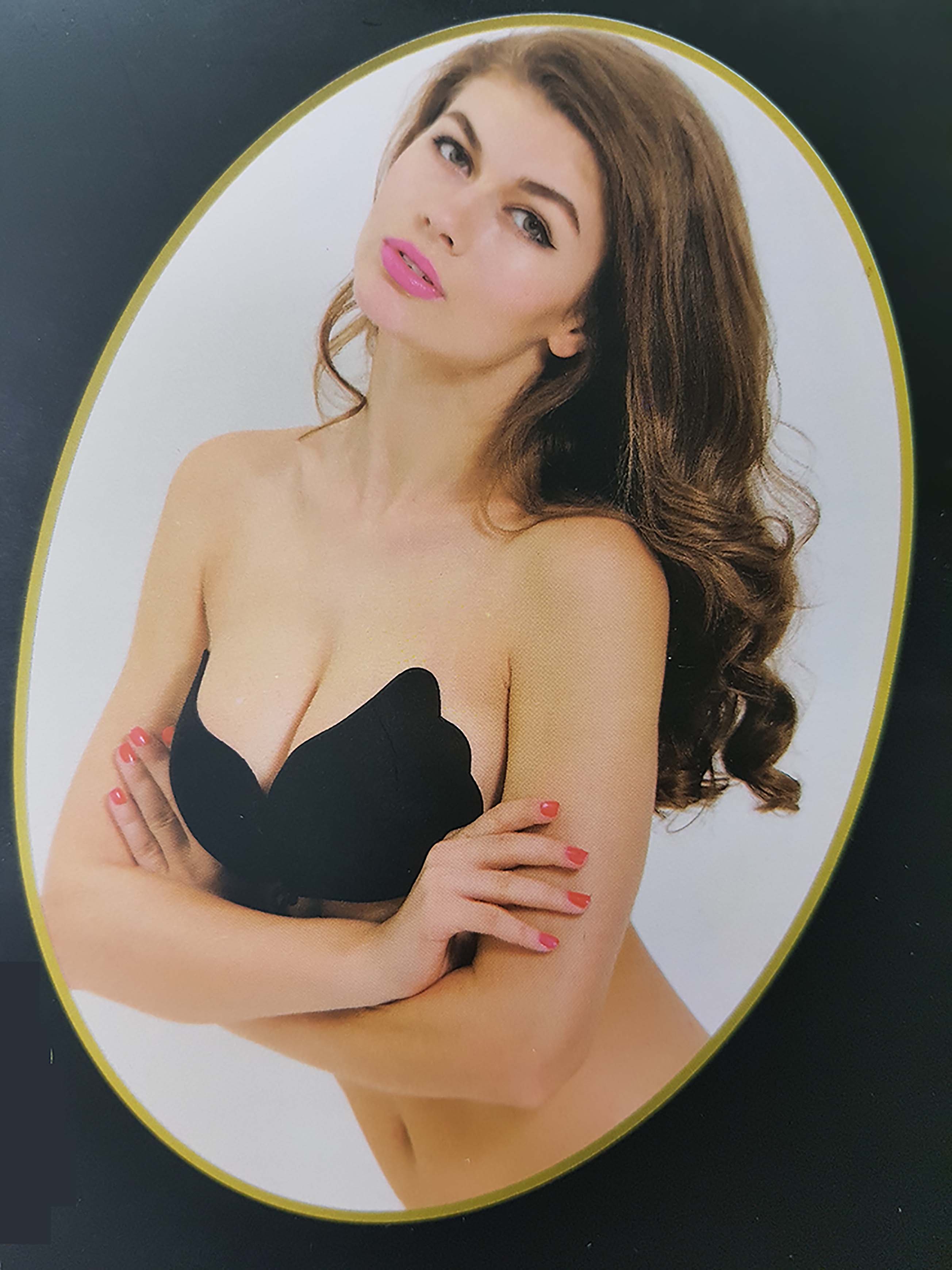 NEW NUBRA Yumble Nude Bra Adhesive Corset Silicone