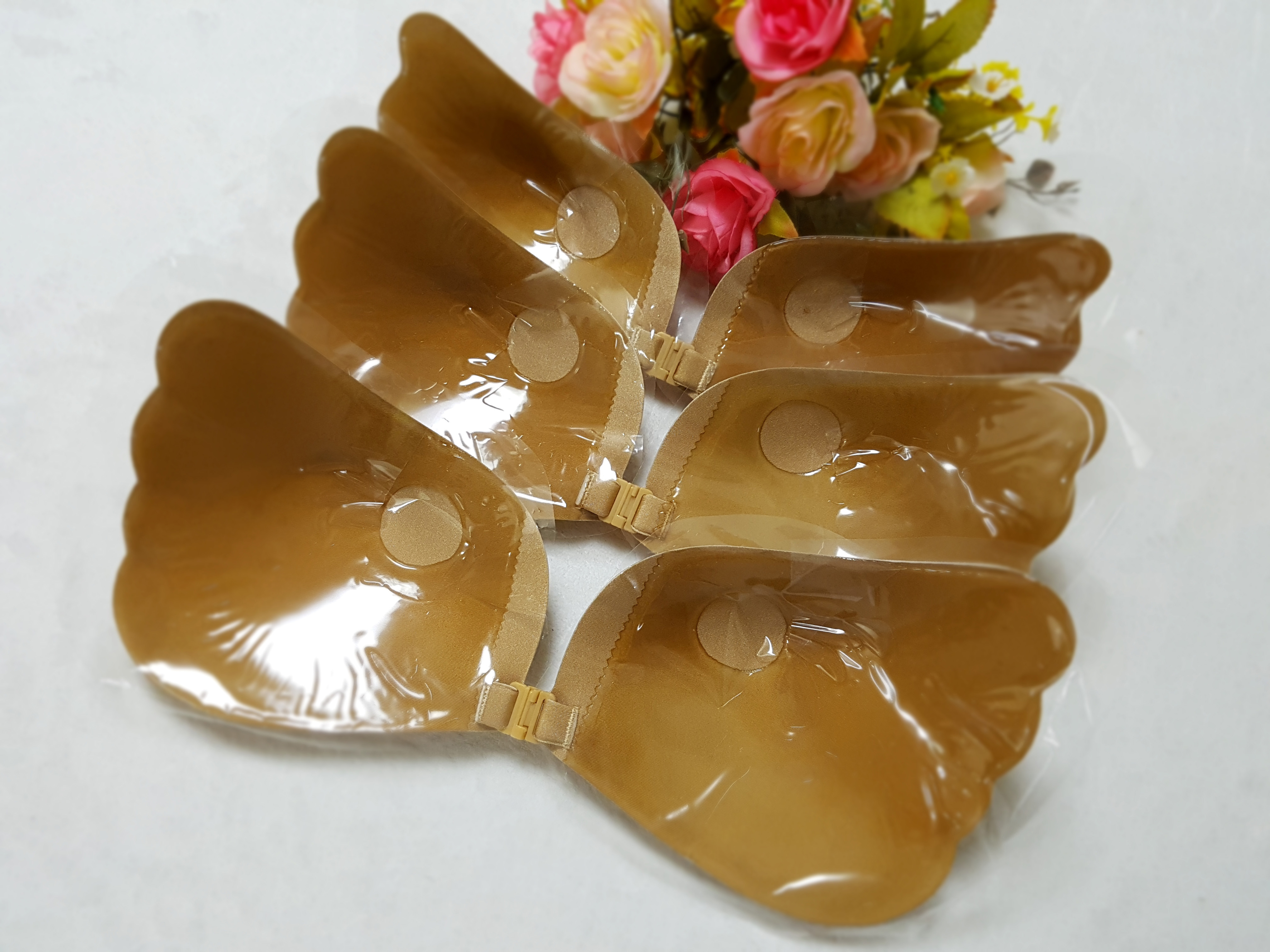 NEW NUBRA Yumble Nude Bra Adhesive Corset Silicone