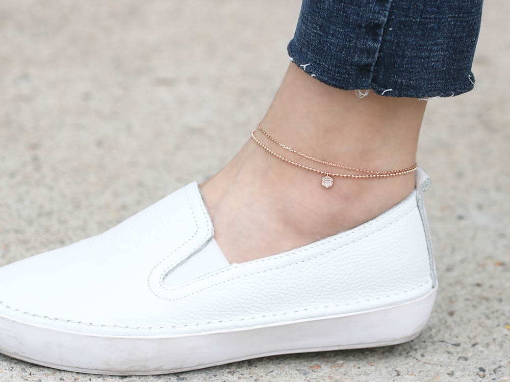 Cubic Charm Chain Ball Valve, Ball Chain 14K Ball 