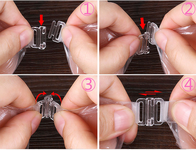 NEW NUBRA Off-shoulder bra Silicone nude open-shou