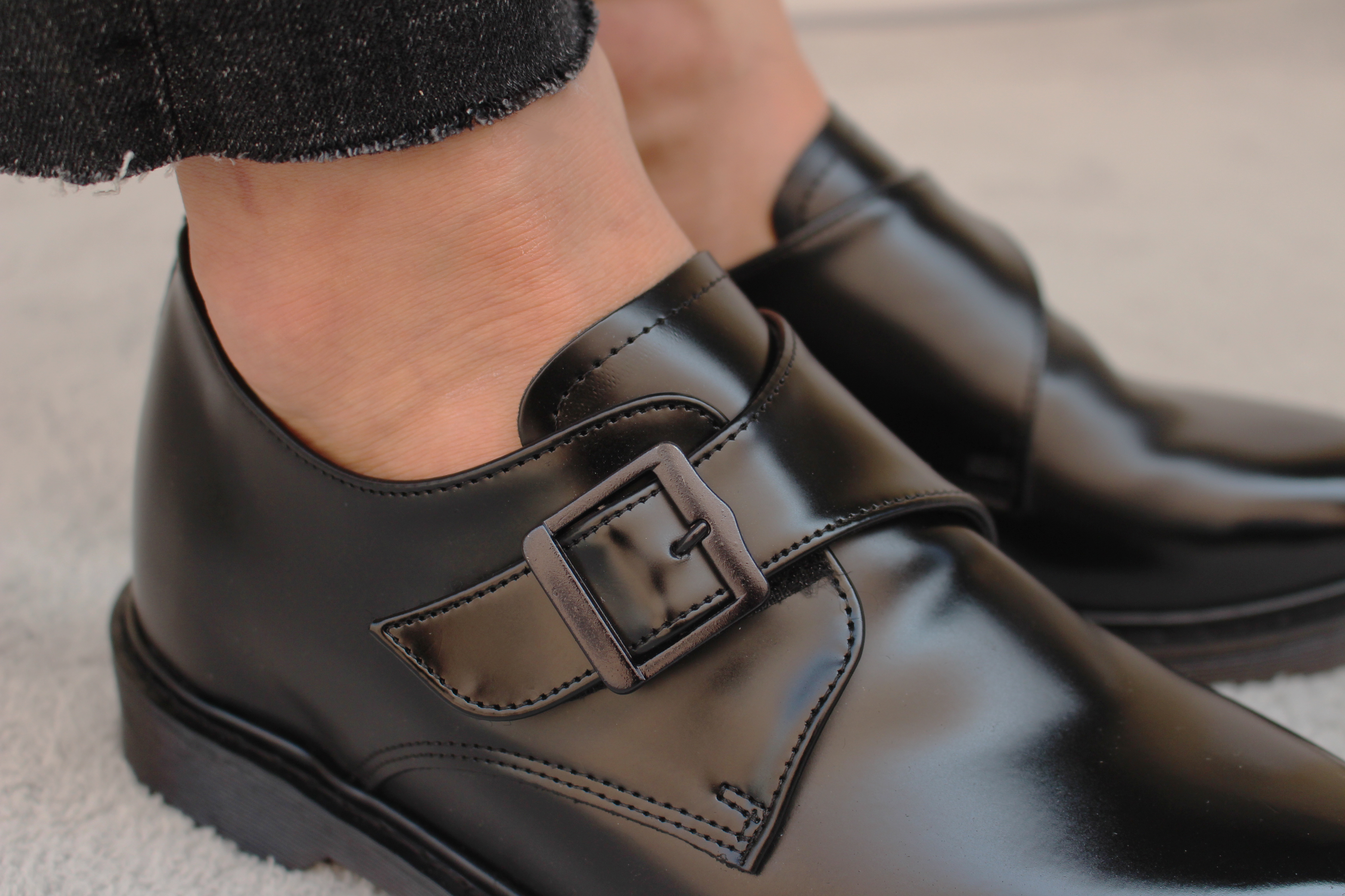 New Men's Dress Shoes Daily Monk Strap Key 7CM