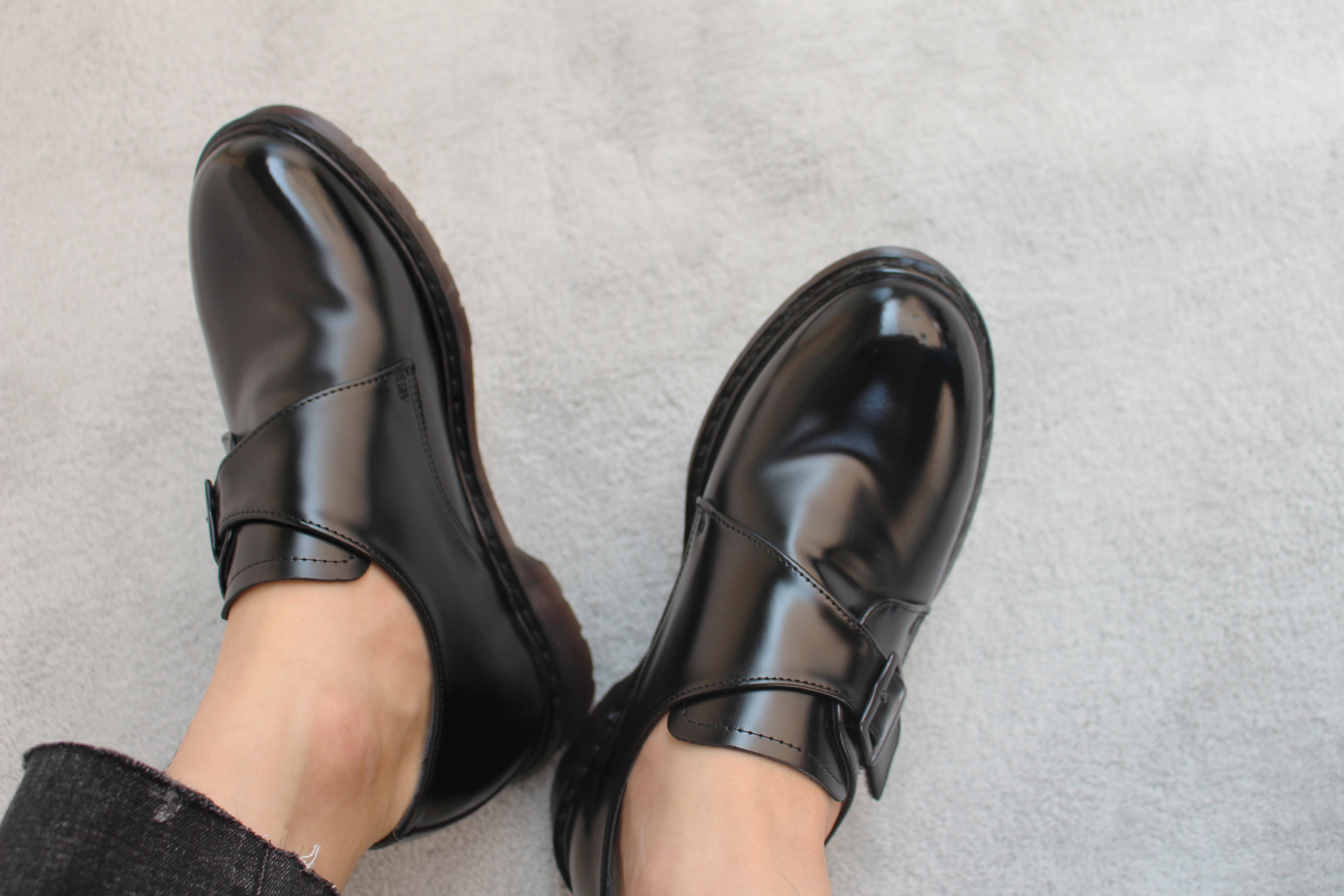 New Men's Dress Shoes Daily Monk Strap Key 7CM