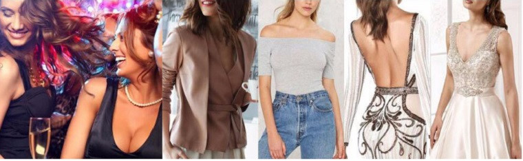 NEW NUBRA Off-shoulder bra Silicone nude open-shou