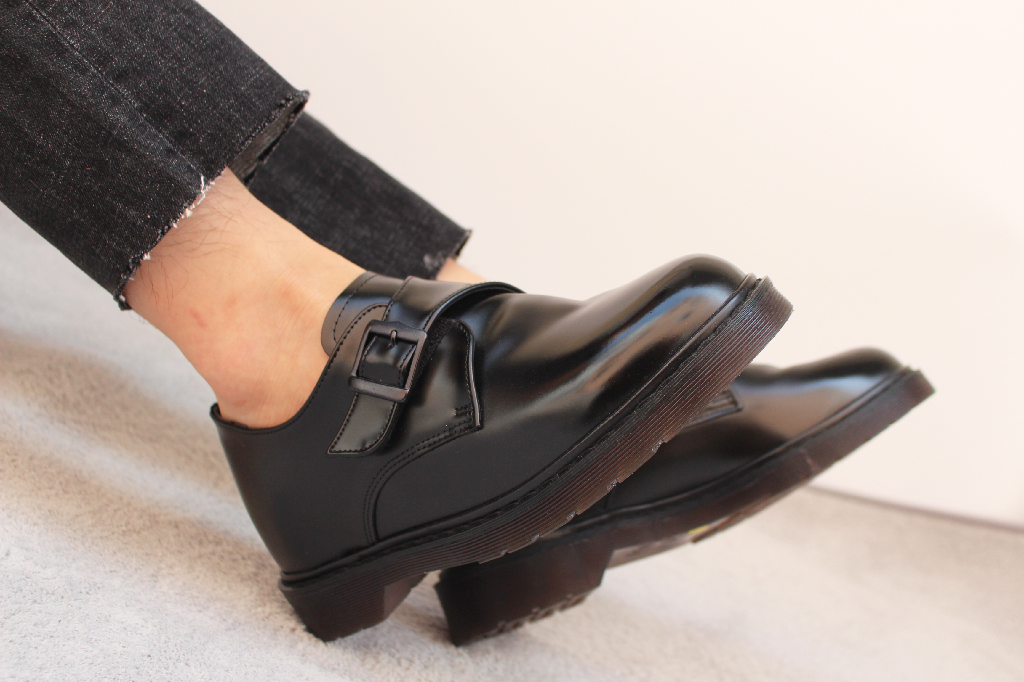 New Men's Dress Shoes Daily Monk Strap Key 7CM