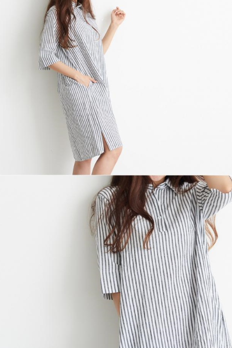NEW FASHION LADY GIRL DRESS Long Linen One Piece S