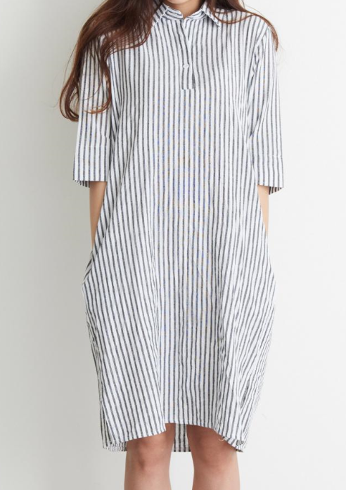 NEW FASHION LADY GIRL DRESS Long Linen One Piece S