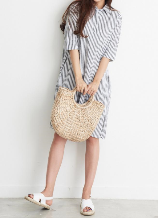 NEW FASHION LADY GIRL DRESS Long Linen One Piece S