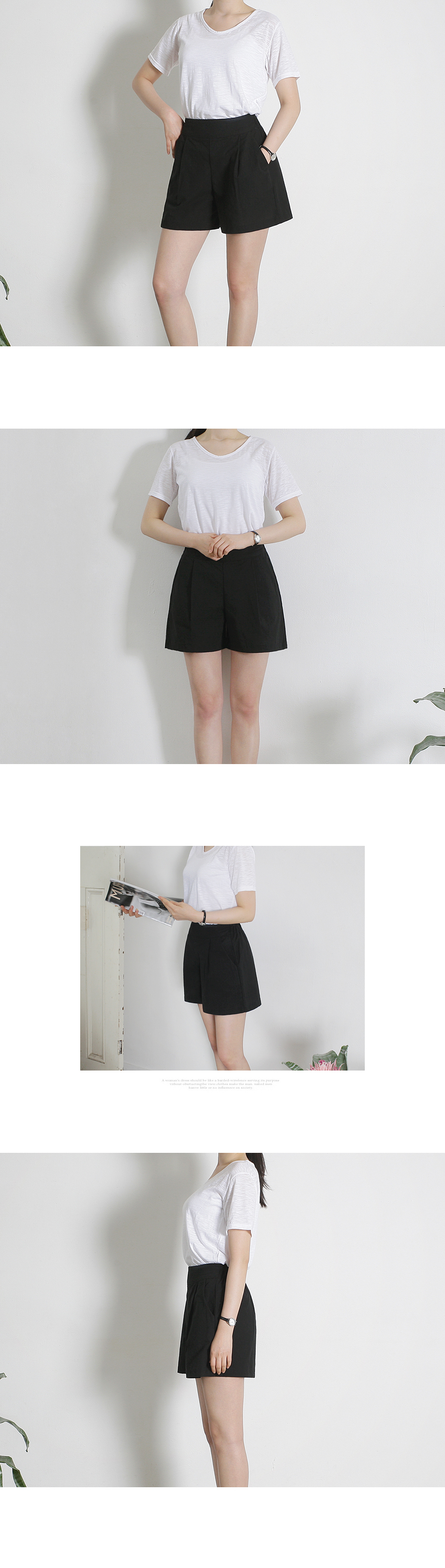 Women Short Pants Linen Skirt Pants 3color 2size S