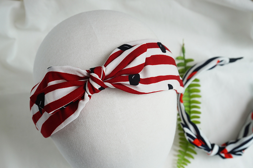 New Bandana Hair Band Headband Turban Wire Ribbon 