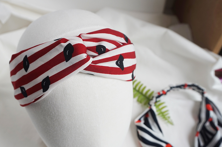 New Bandana Hair Band Headband Turban Wire Ribbon 