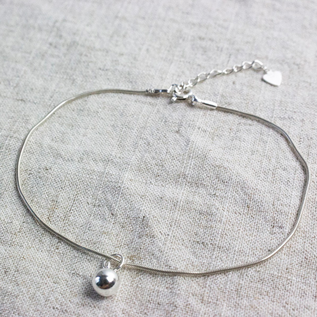 New 925 Silver Women's Ankle Legs Five Pretty S