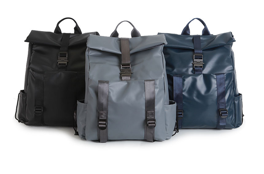 NEW BACKPACK Stylish Buckle Backpack 3color Travel