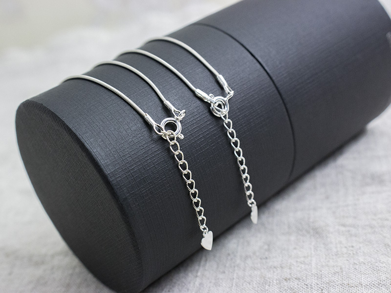 New 925 Silver Women's Ankle Legs Five Pretty S