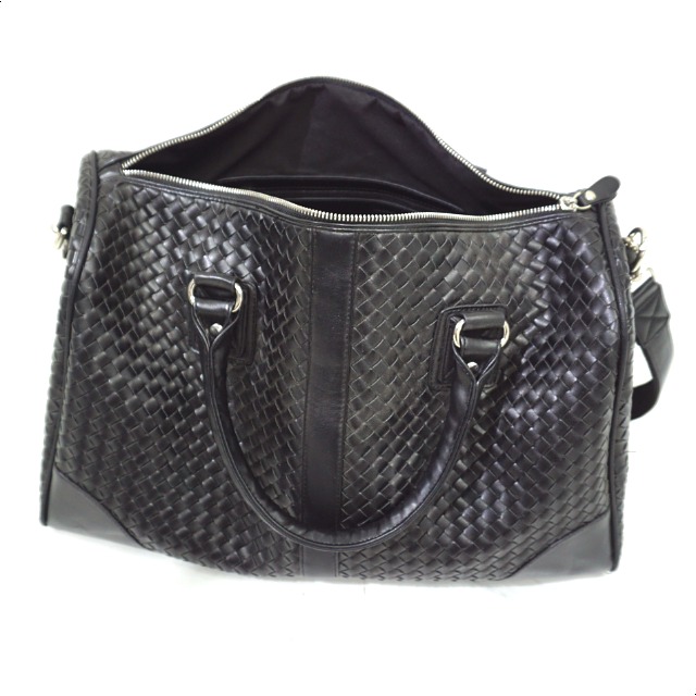 Travel Luggage Boston Weave Bag Unisex Natural Cla