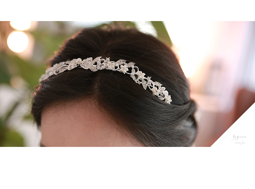 Wedding Tiara Headband Siena Cubic Corridor Gift S