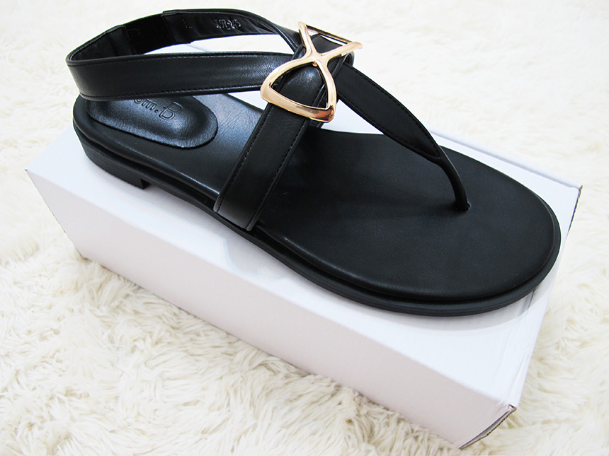 Women Heel Shoes Sandals Ribbon Metal Strap Sandal