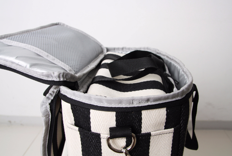 Picnic insulated cold back, medium, large bag Lunc