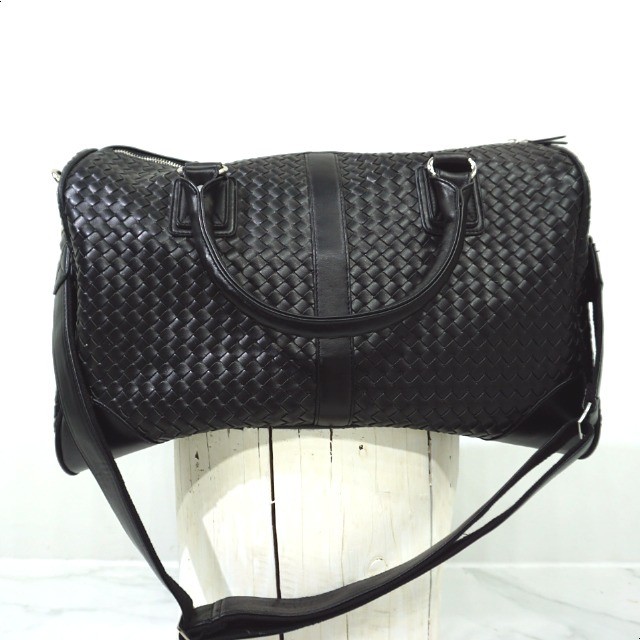 Travel Luggage Boston Weave Bag Unisex Natural Cla