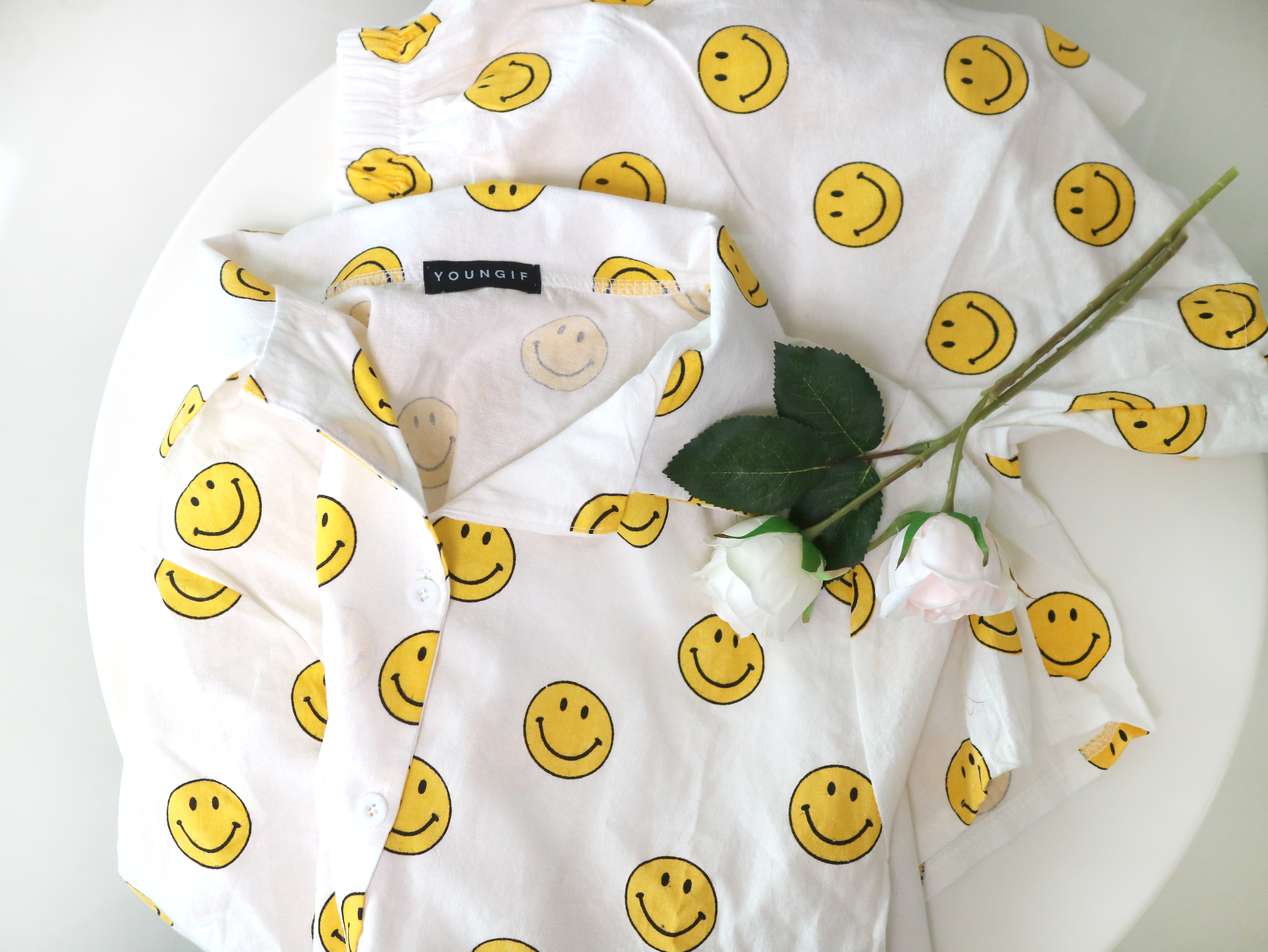 New Smile Girl Pajamas Homewear Pajamas Summer Set