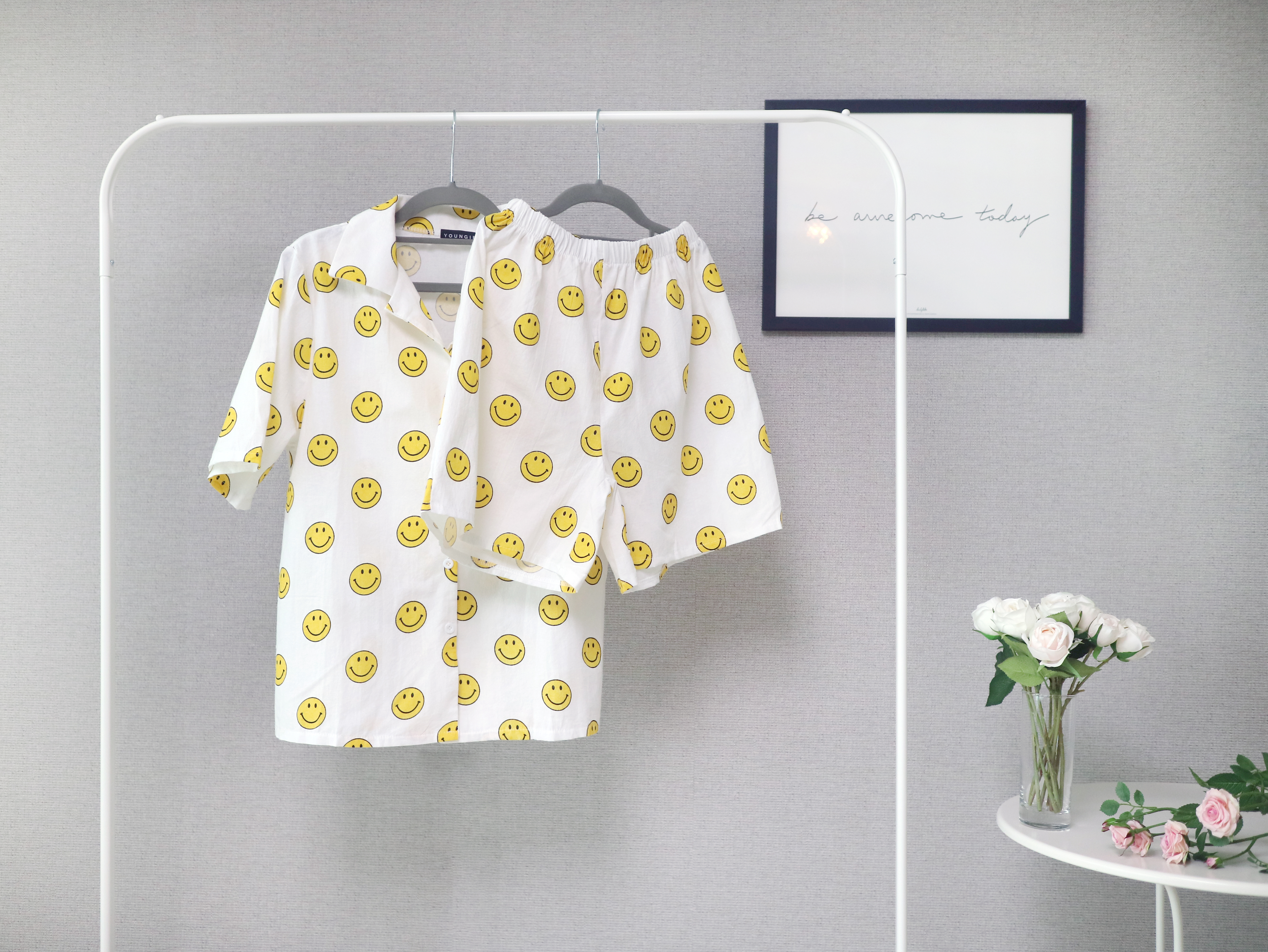 New Smile Girl Pajamas Homewear Pajamas Summer Set