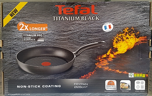 NEW FRYING PAN Tepal Titanium Professional Frypen 