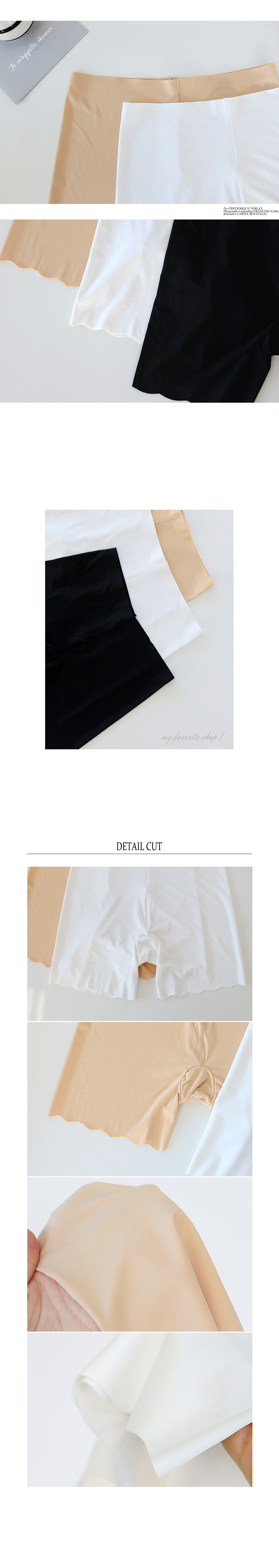 Seamless Shorts Punching Flower Inner Pants No Sew