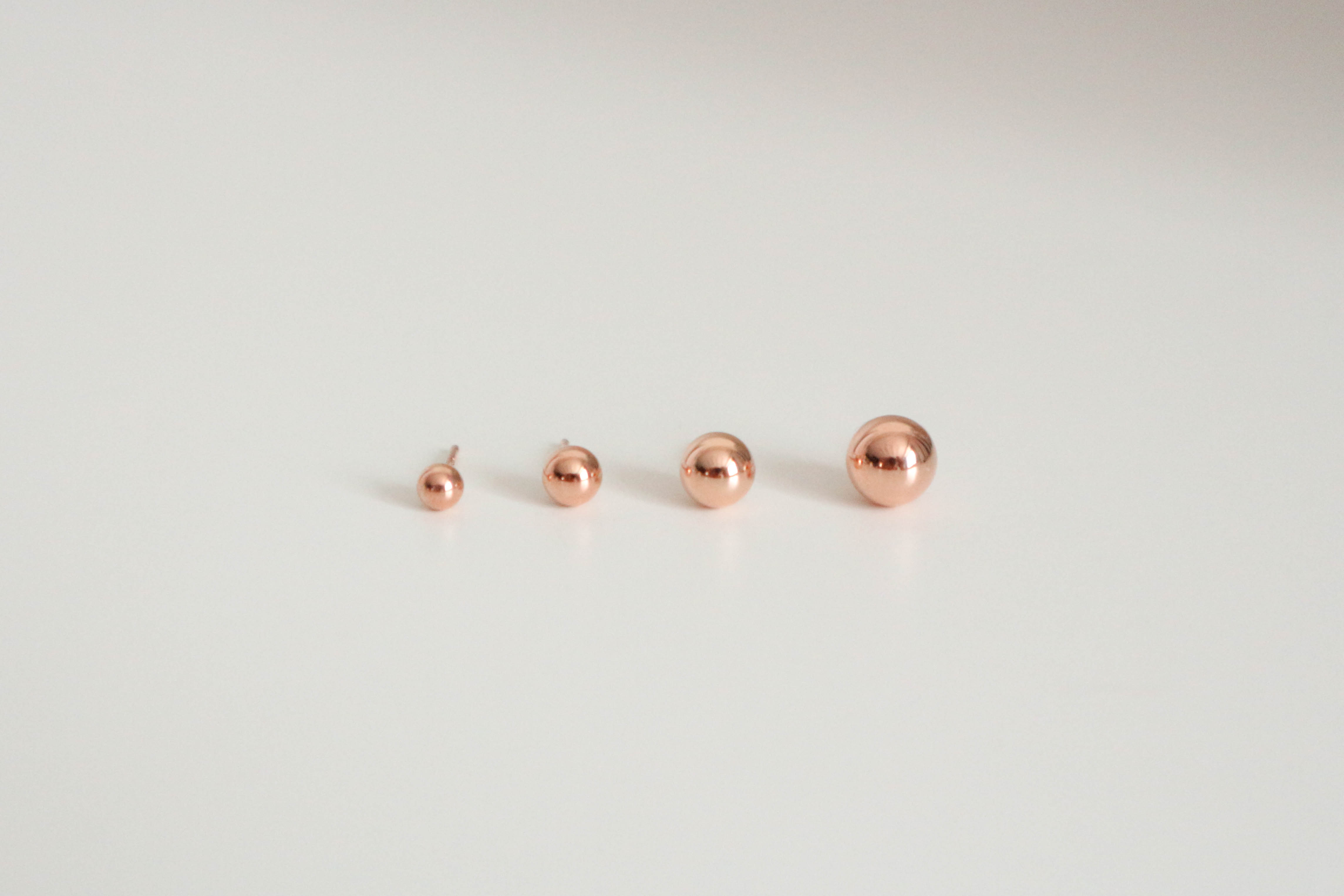 Pink Yellow Plump Ball Earring Store 14k Gold Acce