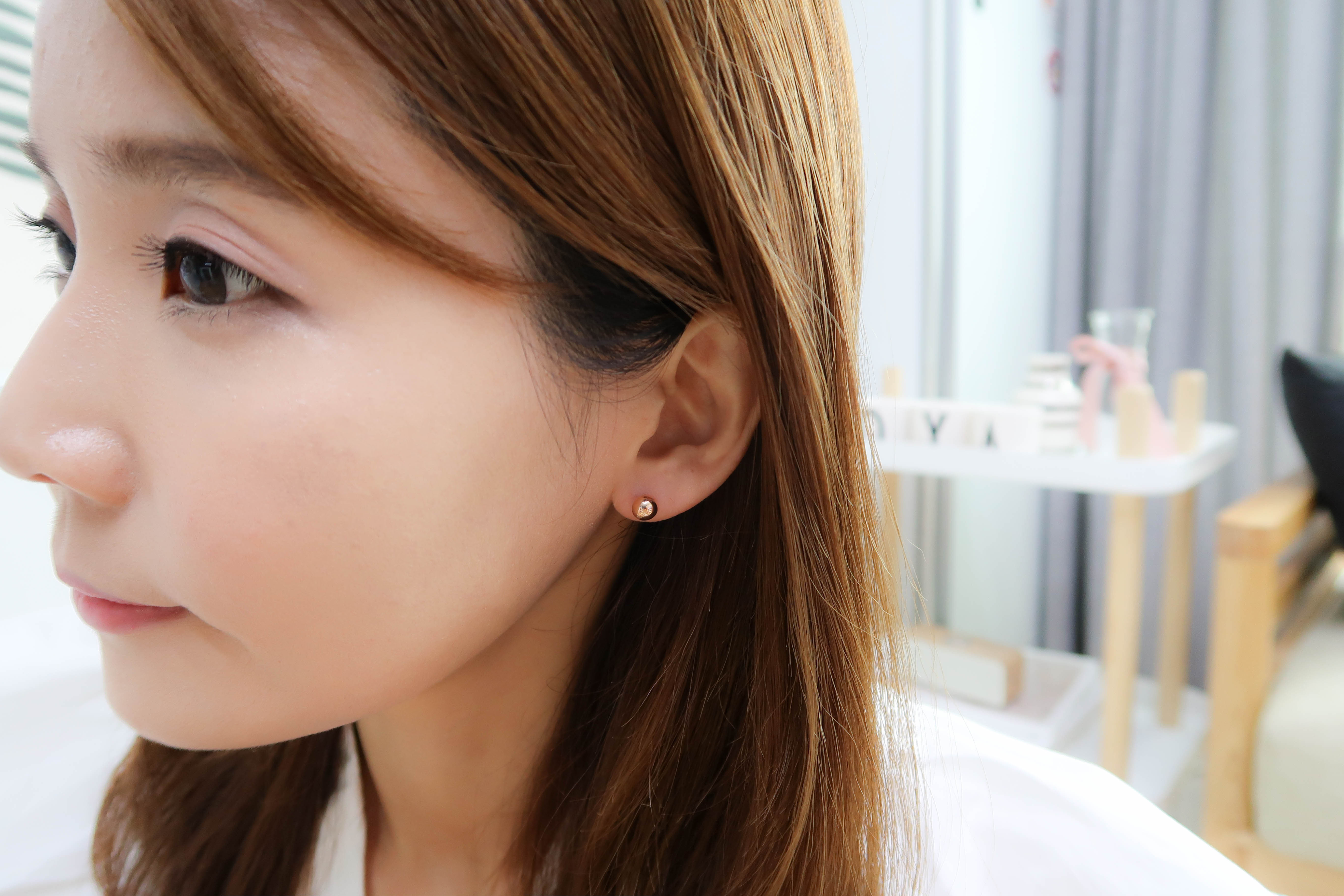 Pink Yellow Plump Ball Earring Store 14k Gold Acce