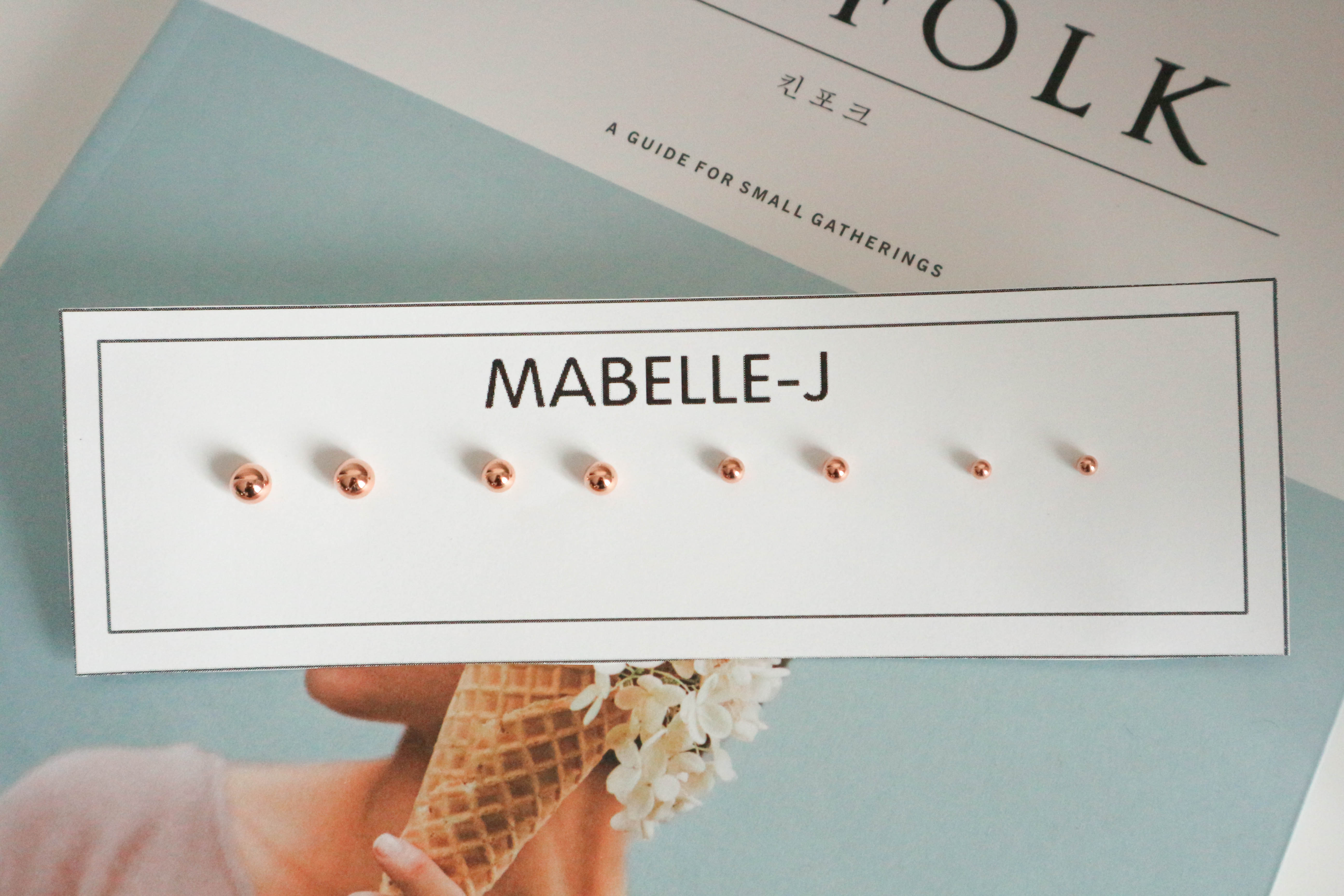 Pink Yellow Plump Ball Earring Store 14k Gold Acce