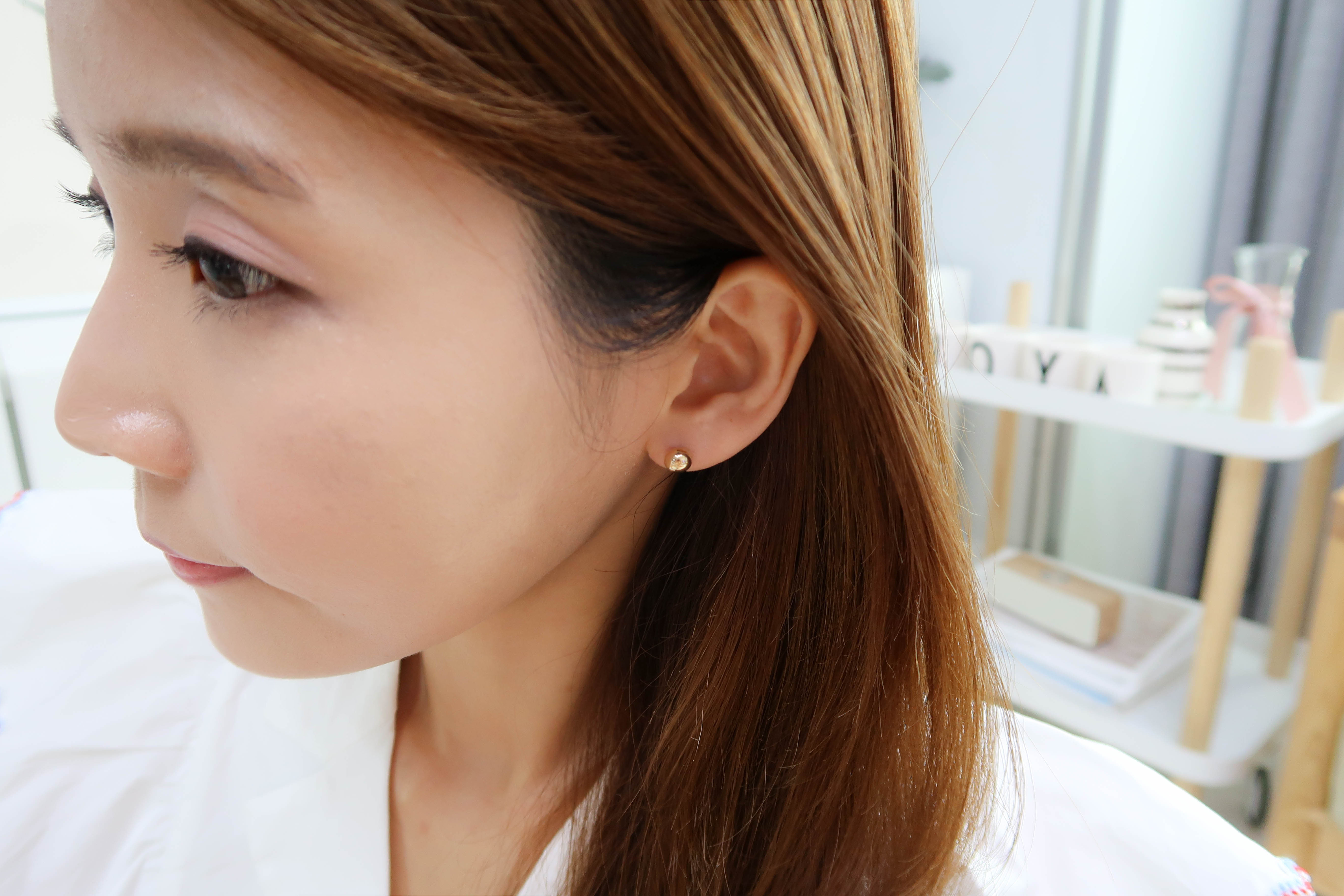 Pink Yellow Plump Ball Earring Store 14k Gold Acce