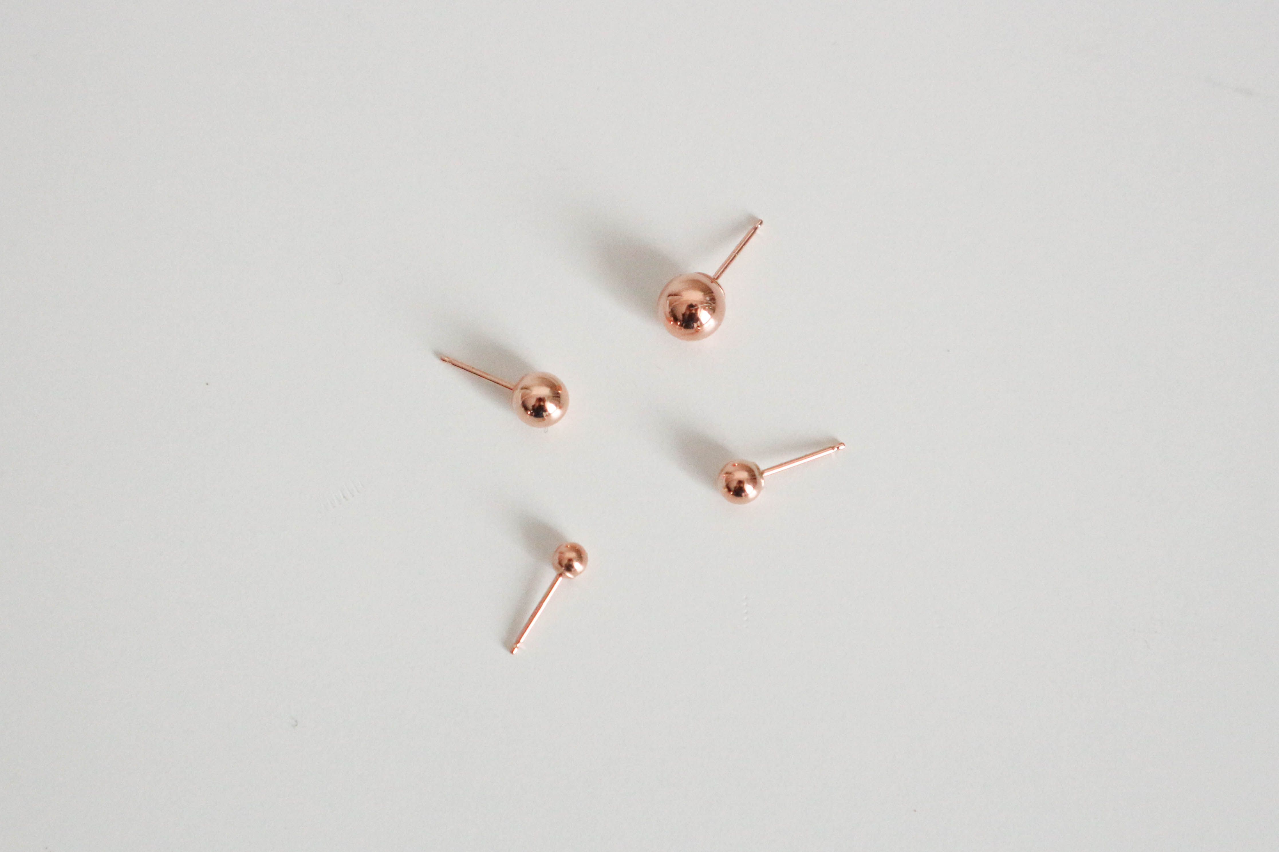 Pink Yellow Plump Ball Earring Store 14k Gold Acce