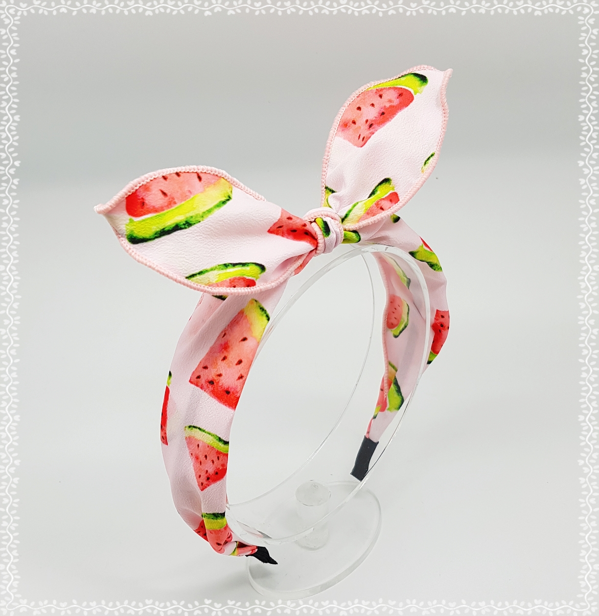 New Wire Ribbon Hair Band Bandana Headband Girls W