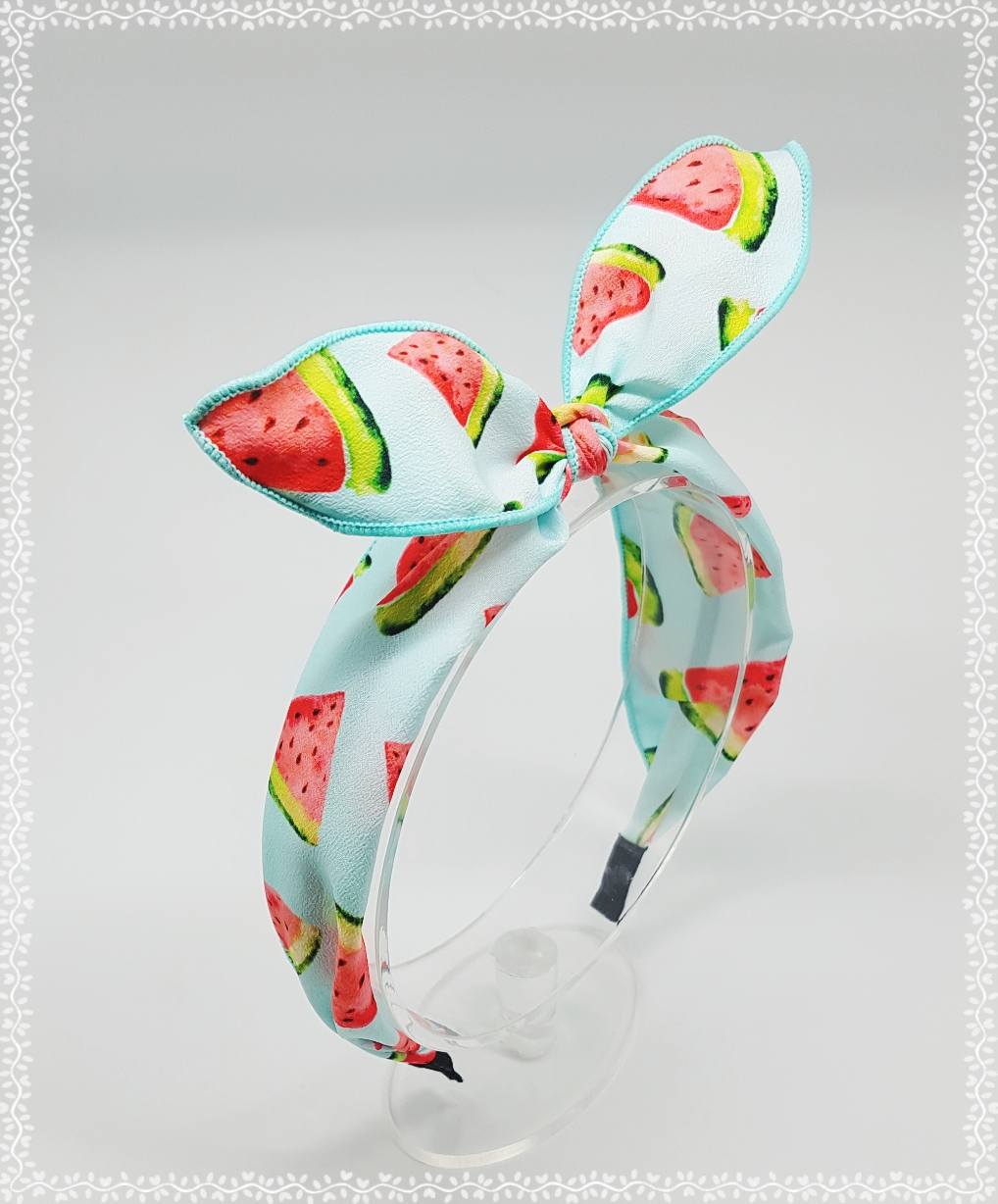 New Wire Ribbon Hair Band Bandana Headband Girls W