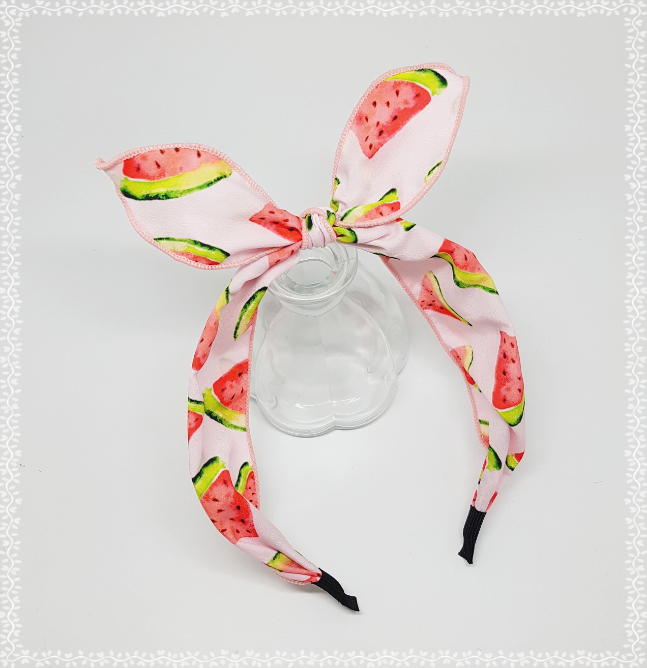 New Wire Ribbon Hair Band Bandana Headband Girls W