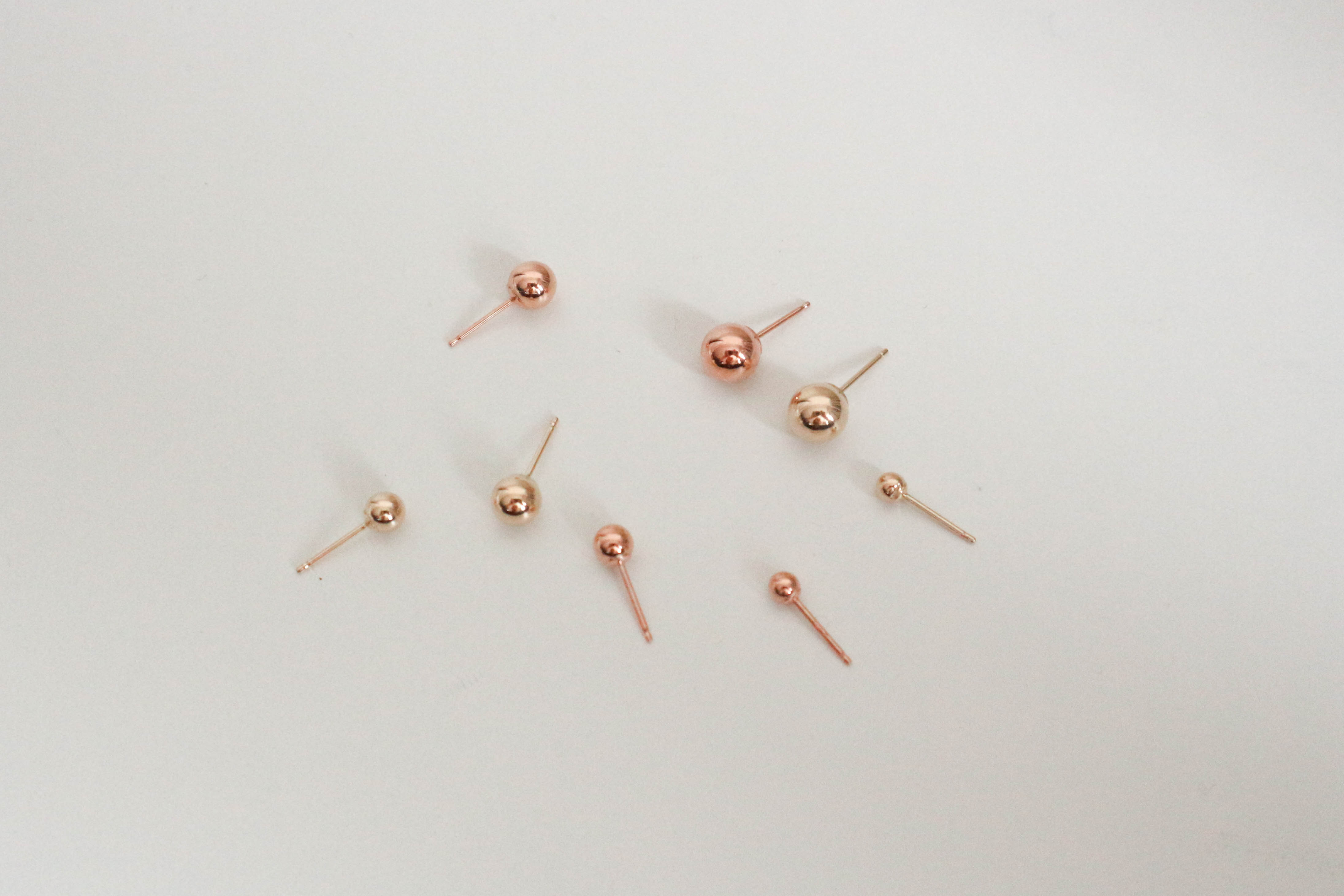 Pink Yellow Plump Ball Earring Store 14k Gold Acce