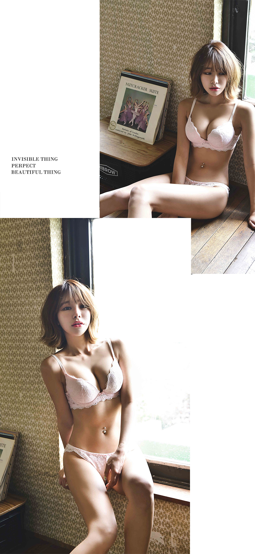 New Big Sassy Lace Volume Bra Summer Push-up Panti