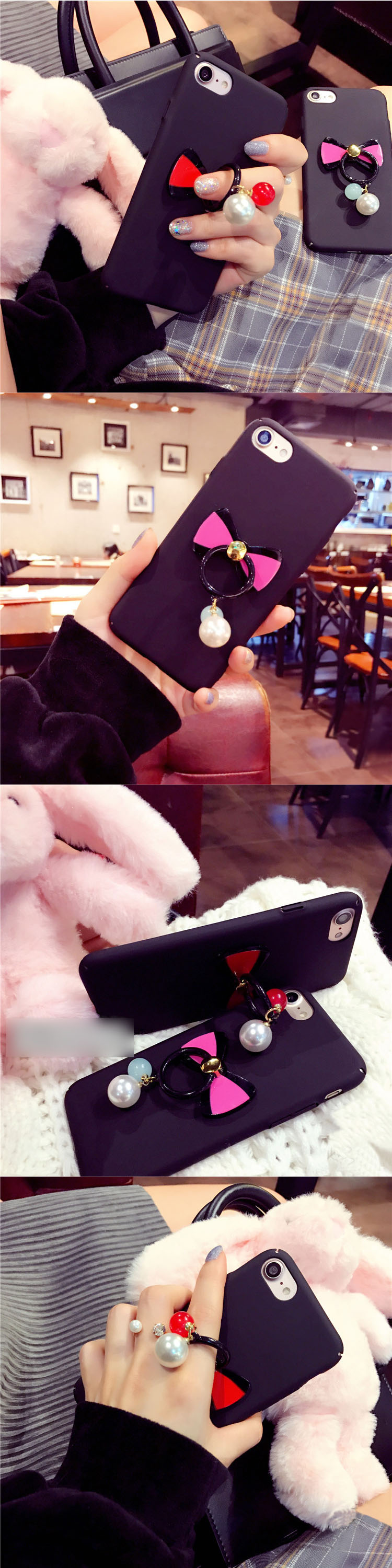 New Ribbon Ring Pearl Ring Galaxy S6edge S7edge S8