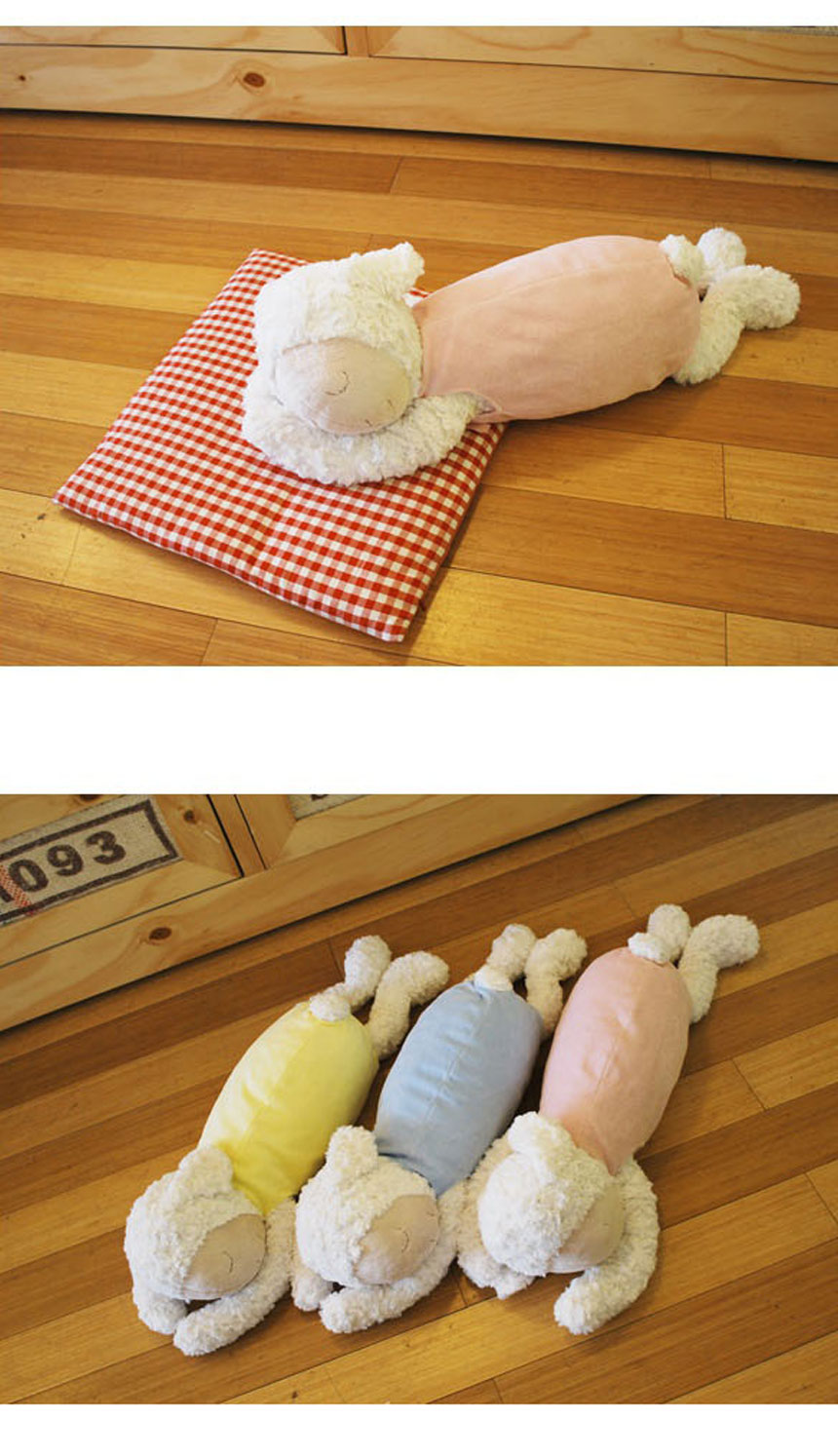 Sheep sleeping pillow sleeping sleeping pink 66cmx