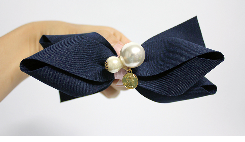 Pearl Engine Lord King Ribbon Hairpin Goddess Head