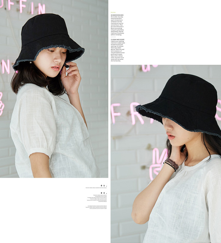 Women Sun Hats Oversized Bucket Hat Washing Man Wo
