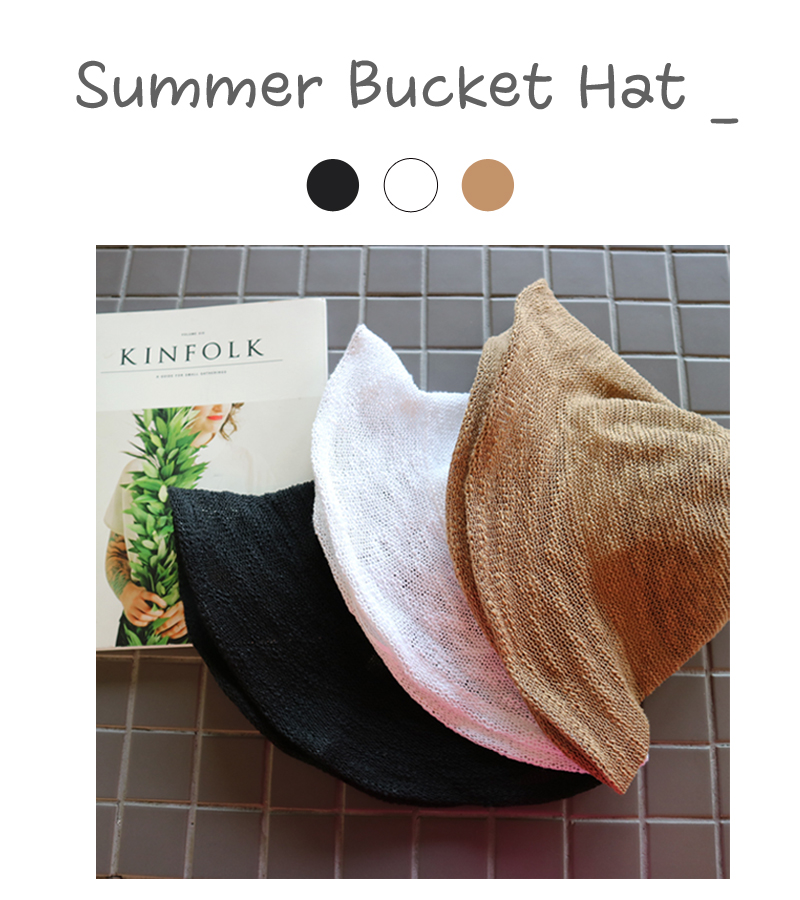 Women Sun Hats Summer Girls Wire Buckets Hat Hip H