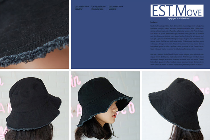 Women Sun Hats Oversized Bucket Hat Washing Man Wo