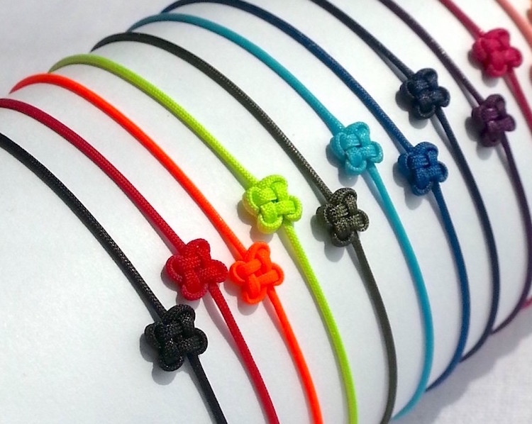 New base lanyard Clover knot lucky bracelet bracel