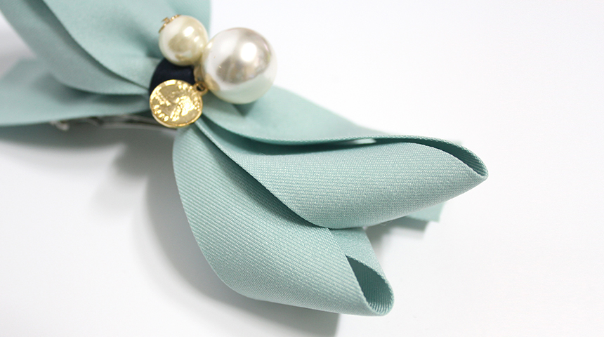 Pearl Engine Lord King Ribbon Hairpin Goddess Head