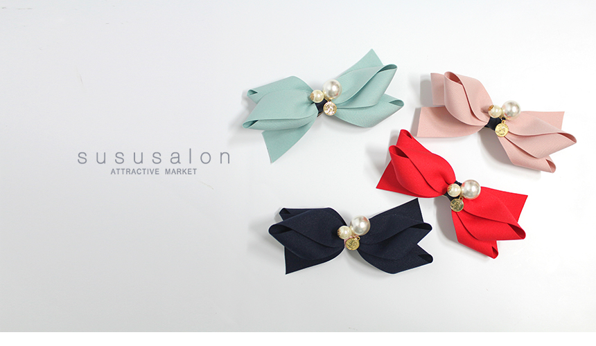 Pearl Engine Lord King Ribbon Hairpin Goddess Head