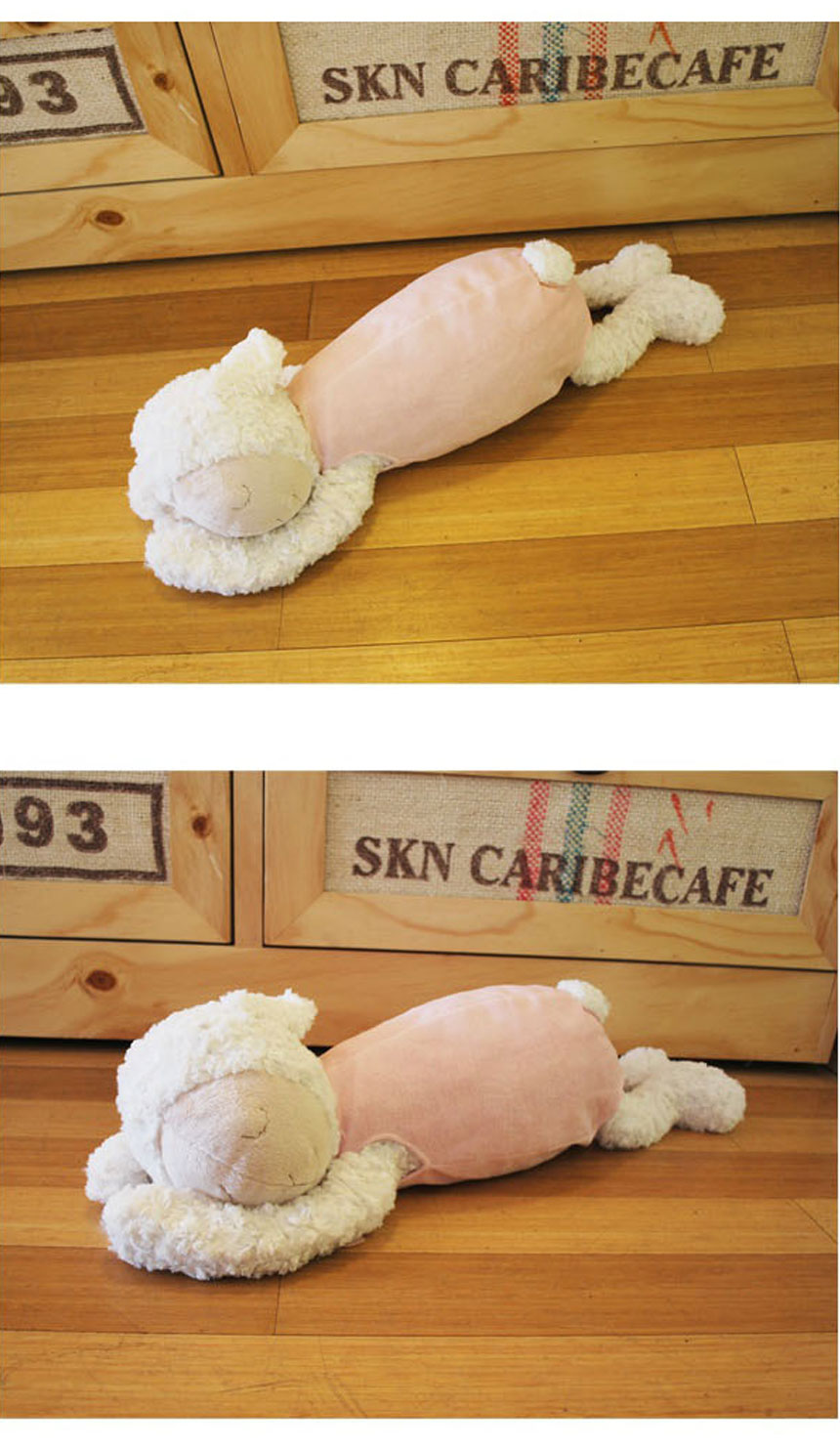 Sheep sleeping pillow sleeping sleeping pink 66cmx