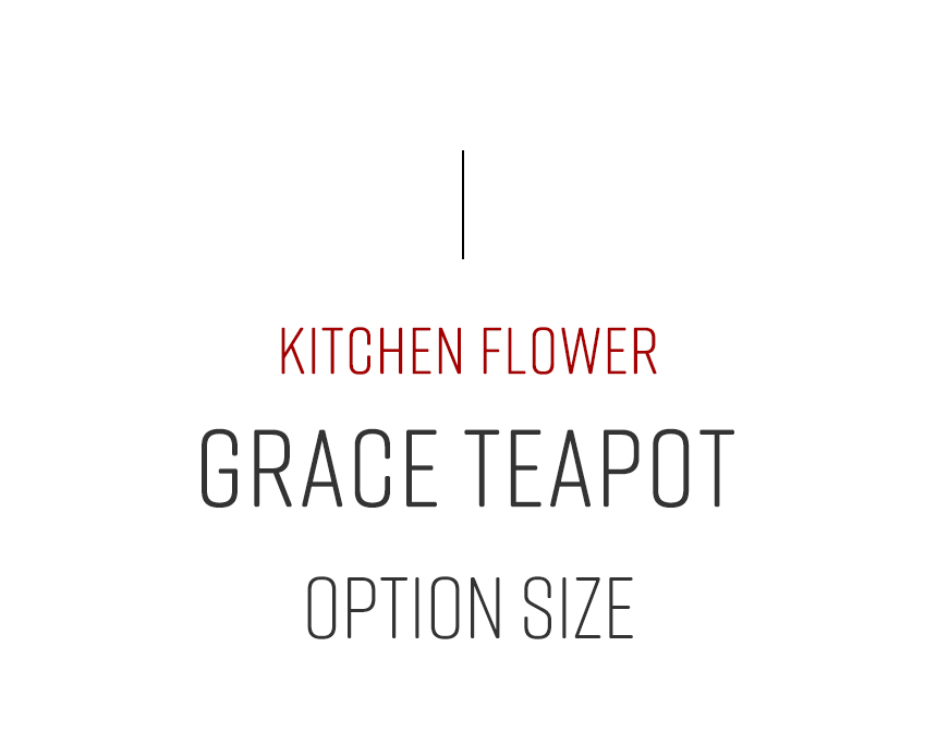 Kitchen flower stain teapot barley tea green tea s