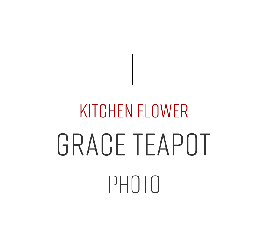 Kitchen flower stain teapot barley tea green tea s